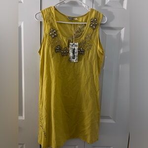 Mono Reno blouses women’s size M color Yellow